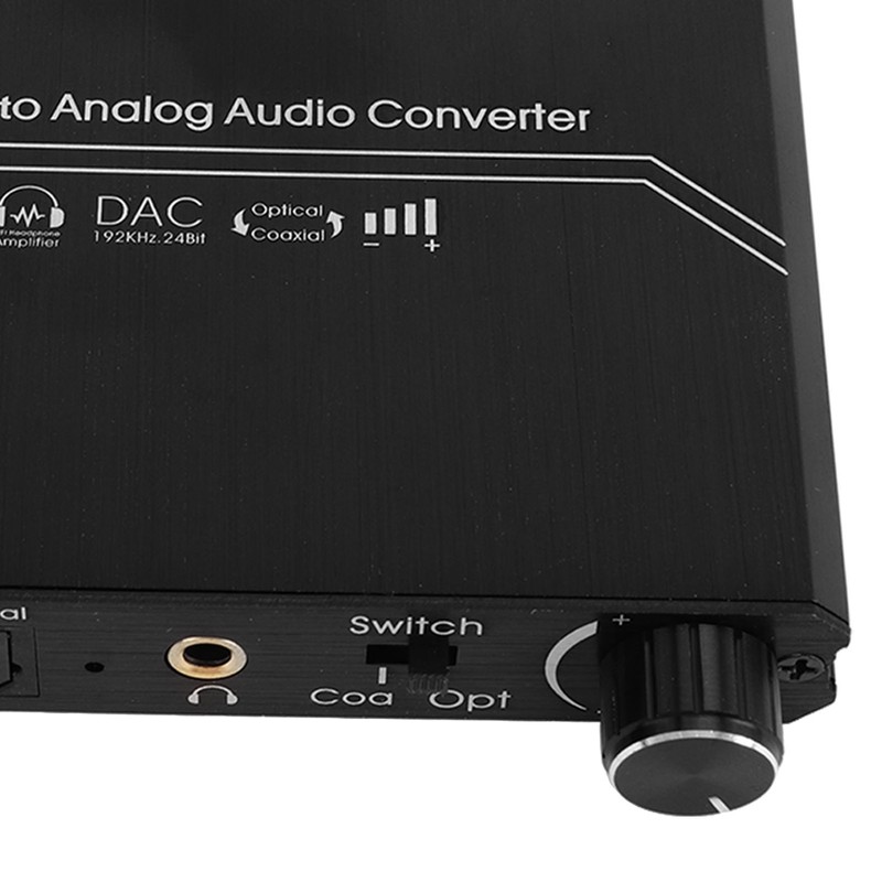 192KHz Digital to Analog Sound Converter with Volume Adjustment Digital