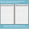 Auto Mileage Log Book for Taxes,Vehicle Maintenance Log Book,Mileage Tracker