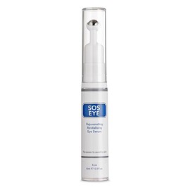 SOS Eye Serum for Reducing Signs of Aging, Caffeine Infused, Unscented, 10ml