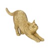 Uvia Metal Pet Stretch Cat Gold 3.3 x 0.8 x
