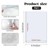 25 Pack 8.5" x 11" Hard Sheet Protectors, Rigid Print