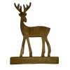 Holiday Time Decor Wooden Deer - Holiday Time Decor - Christmas Decor, Mantel 9 1/2" x 7" NWT