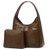 Pocadri Women Tote Handbags Chic Vegan Leather Tote Bag Purse