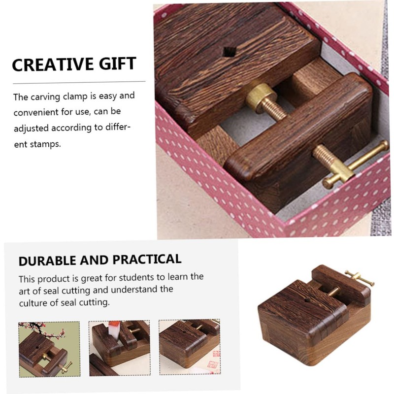 Hohopeti Seal Fixing Device for Engraving Handcraft Tool for Seal