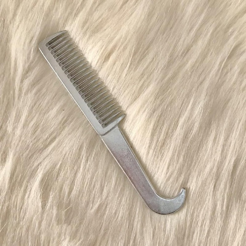 Namvo Aluminum Alloy Horse Comb, Mane and Tail Comb, Horse