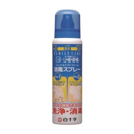白十字 ファミリーケア ジェット&ミストフォーム 消毒スプレー 100ml [指定医薬部外品]
