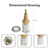 Coolant Temperature Sensor - Compatible with Lexus ES350/ES300h, Toyota 4Runner/RAV4/Sequoia/Sienna/Tacoma/Avalon/Camry/Corolla/Highlander/Land