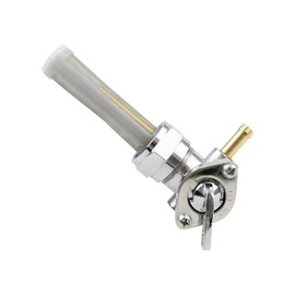 Fuel Valve Petcock with Shut Off Valve Fit for Harley Sportster Big Twin 1975-2006 Replace 62168-81, For 1/4" ID Fuel Hose, 22mm
