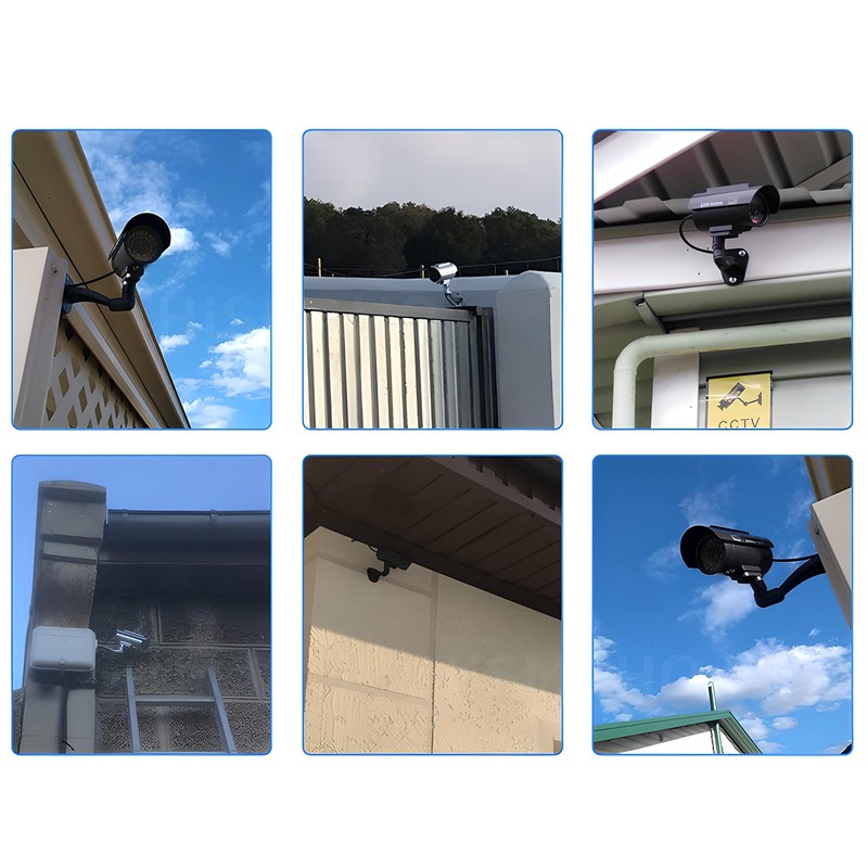 Retoo Security Dummy Camera Solar Dummy for Outdoor and Indoor