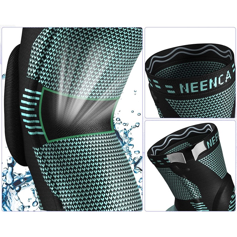 NEENCA Hinged Knee Brace, Knee Support with Side Stabilizers of