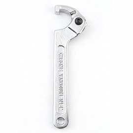 SEIWEI C Spanner Tool, 115-170mm Adjustable Hook Wrench Chrome Vanadium