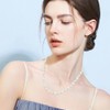 Beebeecraft Pack of 160 4 Styles Open Pearl Tips Knot