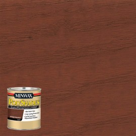 Minwax 213404444 Polyshades - Stain & Polyurethane in 1 Step, 1/2 pint, Antique Walnut, Satin