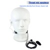 Retevis Walkie Talkie Throat Mic Headset 2 Pin Headset Earpiece