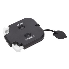 Golf Counter 2 Digit Stroke Putt Clicker for 2 Players (Black Body White Press)