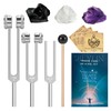 Sound Healing Tuning Fork Set – 128Hz, 256Hz, 512Hz for