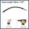 INFINAUTO 1pcs 20cm Flexible Copper Rubber Tube Tire Valve Connect