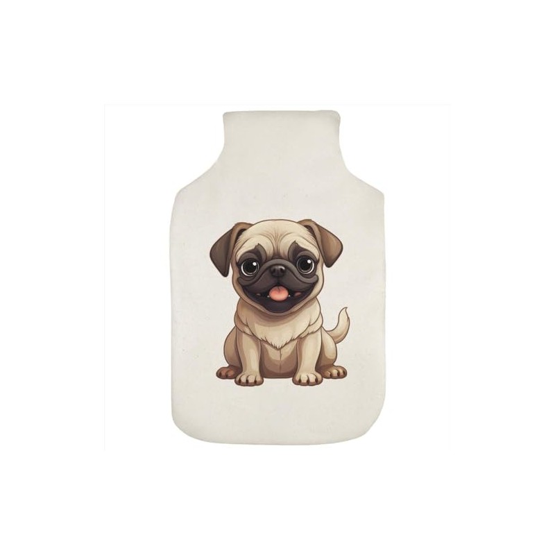 'Pug ' Hot Water Bottle Cover (HW00031853)