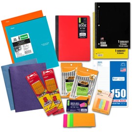 14 Piece Student Grade School College Essential Supplies Quick-start Bundle Kit