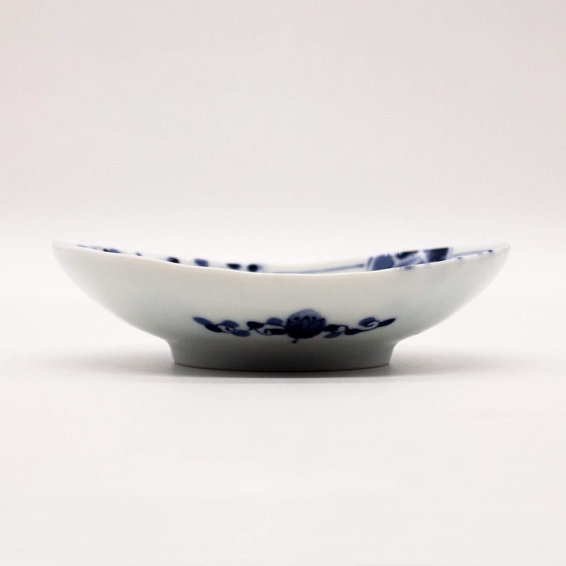 Ichikyu Mino Ware Oval Small Plate, 4.3 inches (11 cm),