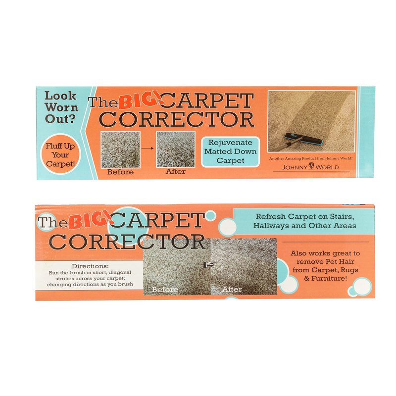 The Big Carpet Corrector- Carpet Rake to Rejuvenate Your Matted