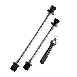 Riloer Bicycle Skewer Set, Ultralight Anti-Theft Quick Release Aluminium Alloy Wheels Locking Security Tool Wheel Hub Spike
