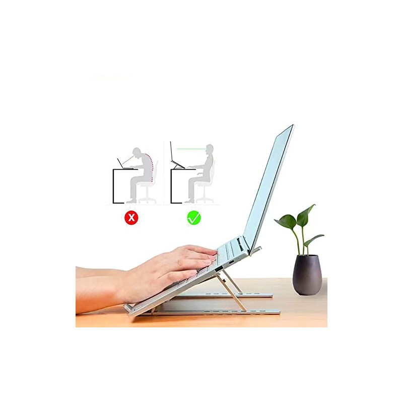 Laptop Stand,Adjustable Aluminum Laptop Tablet Stand,Foldable Portable Desktop Holder,Computer Stand,with