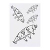 4 x 'Tardigrade' Temporary Tattoos (TO00016108)