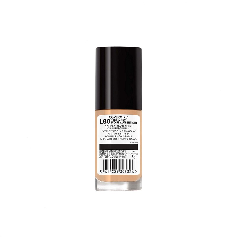 COVERGIRL TruBlend Matte Made Liquid Foundation, True Ivory