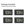 Mini Hygrometer Thermometer,INRIGOROUS 4 Pcs LCD Digital Temperature Humidity Meter