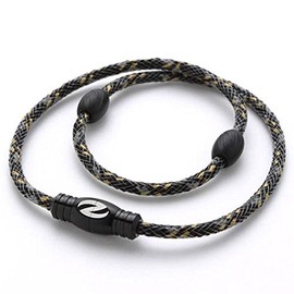 Zaoral(ザオラル) リカバリーネックレス ブラック/ブラック S