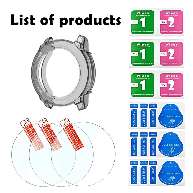 Watch Screen Protector Compatible for Garmin Instinct 3 50mm Solar