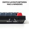 Keychron V1 Wired Custom Mechanical Keyboard Knob Version, 75% Layout