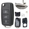 Chaexii Volkswagen key fob with pin removal tool, 3 buttons