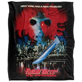 FRIDAY THE 13TH Super Soft Silky Cuddle Blanket 60" x 50"