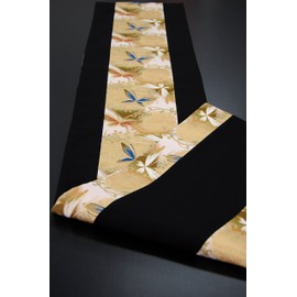[Packaged] Boxed Japanese Body Japanese Table Runner Sash Wind 150 × 30 cm (Butterfly)
