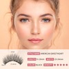 Magnetic Eyelashes, Reusable Dual Magnetic Lashes without Eyeliner, Natural Look