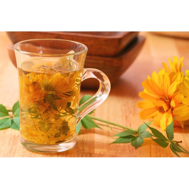Wellness Organic Calendula Flowers Tea, Premium Calendula Tea for Skin