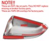 alittlepanda Triple Chrome Polished Stick-On Side Door Mirror+Handle Cover Overlay