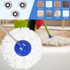 3 Pack Mop Heads Replacement, 360° Spin Mop Heads, Microfiber