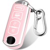 FT FUNTOR for Mazda Key Cover,4 Buttons TPU Key Cover