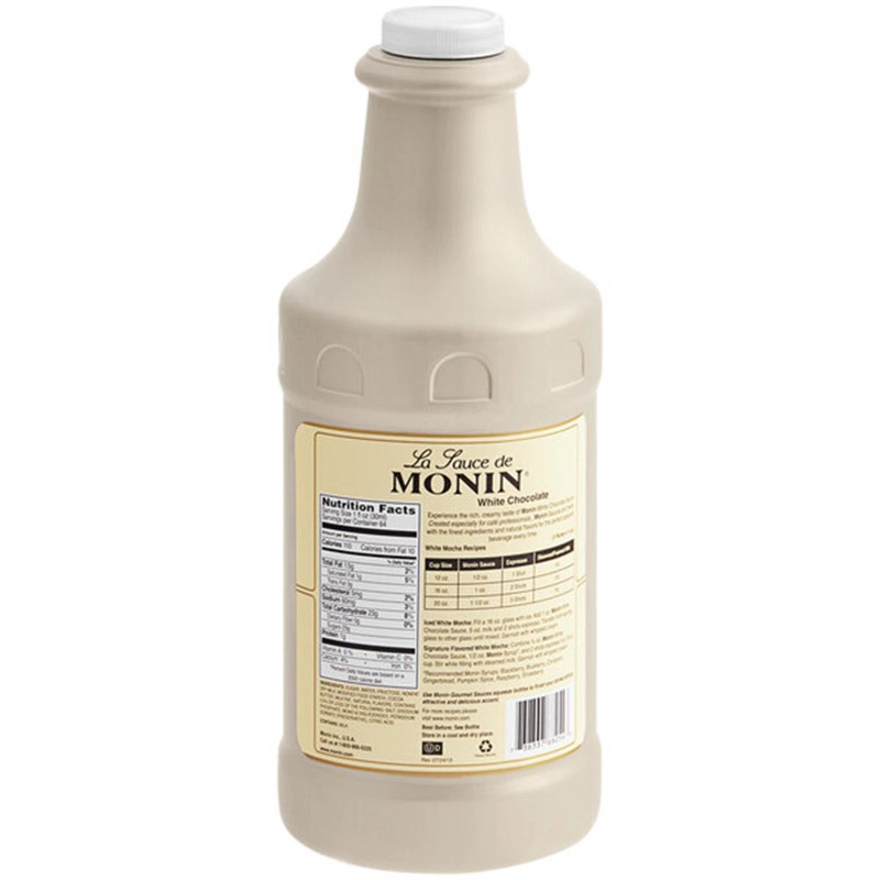 FixtureDisplays Monin White Chocolate Flavoring Sauce - 64 fl. oz.