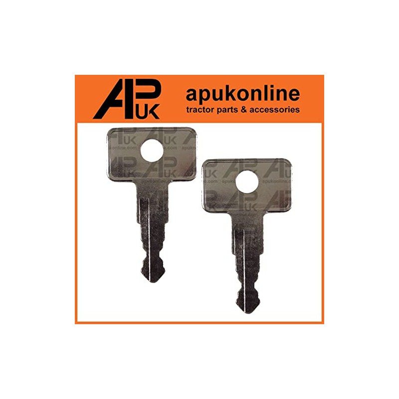 APUK 2x Ignition Switch Key Replacement for John Deere 2040