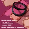 e.l.f, Primer-Infused Blush, Long-Wear, Matte, Bold, Lightweight, Blends Easily, Contours