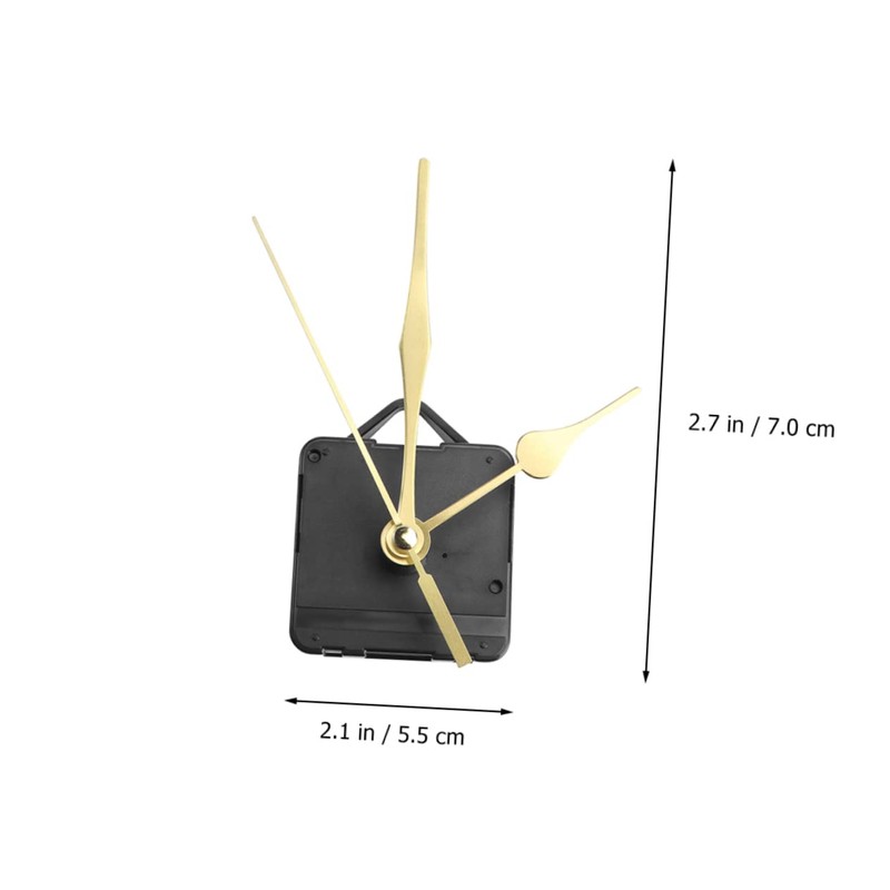 SHINEOFI 2pcs Quartz Clock Movement Long Shaft Mechanism for DIY