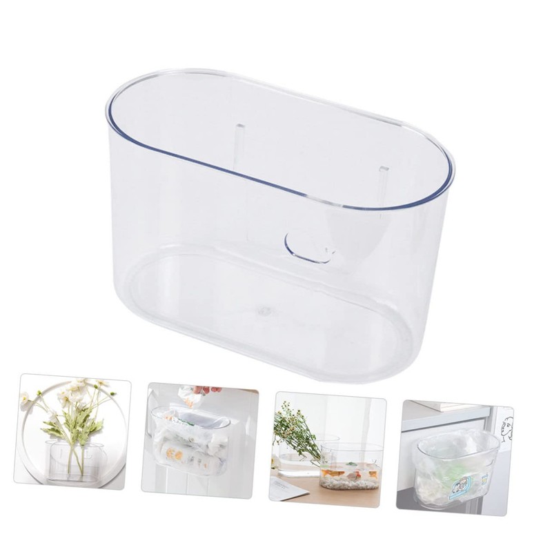 BUGUUYO Wall-Mounted Trash Can Hanging Storage Bin Recycling Office Classroom