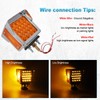 Partsam 2Pcs Double Face Trailer Pedestal Turn Signal Parking Lights