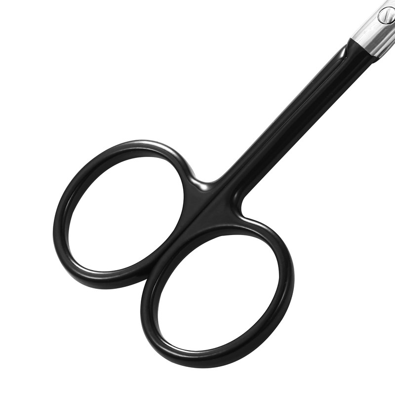 JARVISTAR Multifunctional Nail Scissors - 3.5 Inch Black Stainless Steel