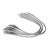 12" Supreme 316 Stainless Steel Cable Zip Ties, 150 lb,