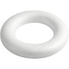 Creativ White Flat Polystyrene Ring